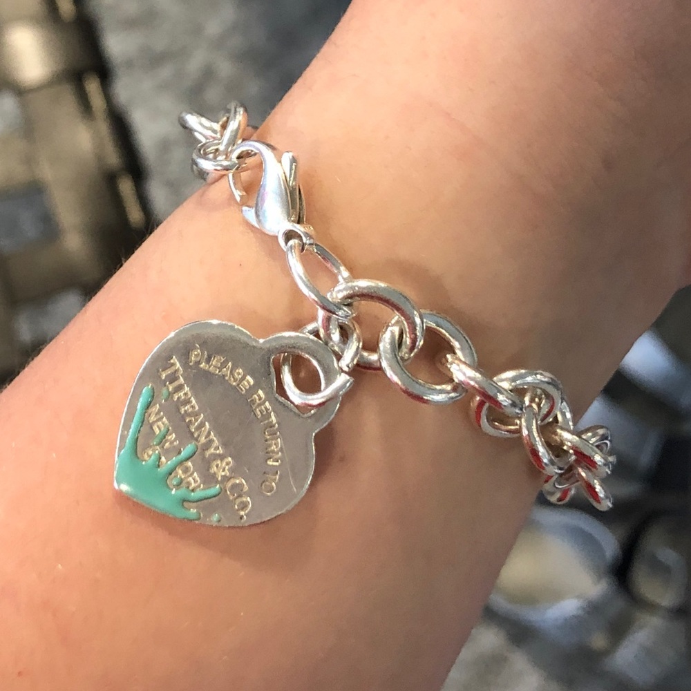 Tiffany charm bracelet pretty good condition